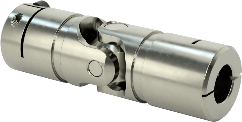 Kelepçeli Tekli U-Eklem, 1/2“ Çap x 1-3/16” Derinlikte Mil için