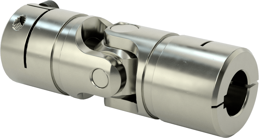Kelepçeli Tekli U-Eklem, 5/8“ Çap x 1-1/4” Derinlikli Mil