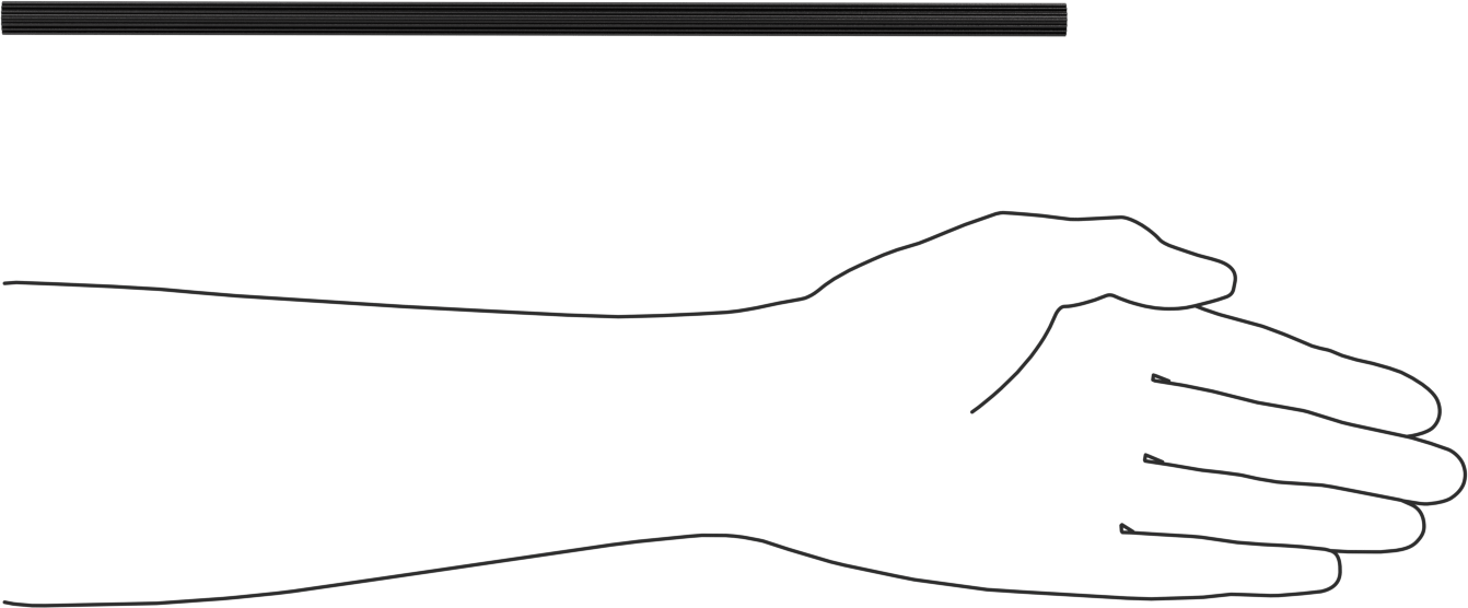 Sleeve Splines, 3/8" Diameter, 12" Long