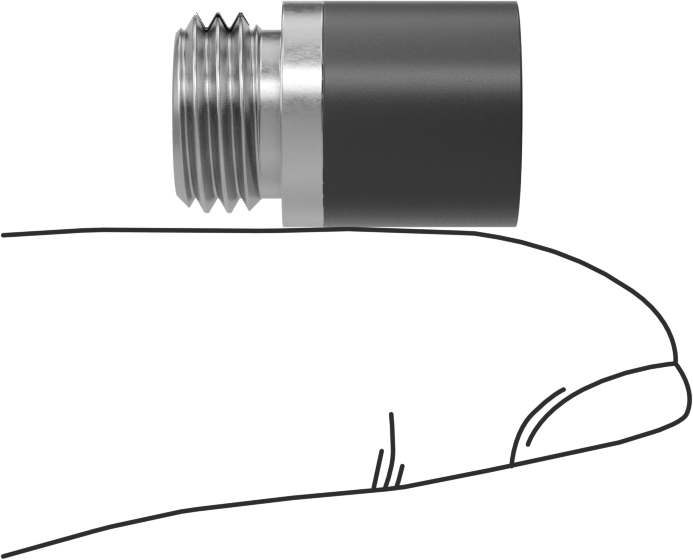Threaded Bearing, for 1/4" Diameter Sleeve Splines