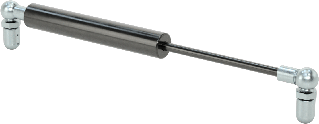 Gaz Yayı, 5/16"-18 Diş Boyutu, 9,65 inç Uzatılmış Uzunluk, 60 lbs. Kuvvet