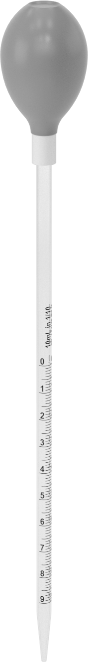 Pipet, Ampul Tipi Pompa ile, 10 ml Kapasite