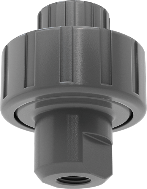PVC Plastik Ölçer Koruyucu, 1/4 NPT Dişi Çıkış x 1/4 NPT Dişi Çıkış
