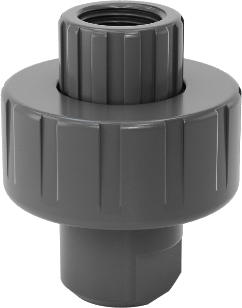 PVC Plastik Ölçer Koruyucu, 1/2 NPT Dişi Giriş x 1/4 NPT Dişi Çıkış