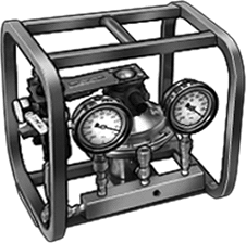 Pnömatik Test Pompası, 3/4 GHT Girişli Sabit, 3000 PSI, 15" Toplam Yükseklik