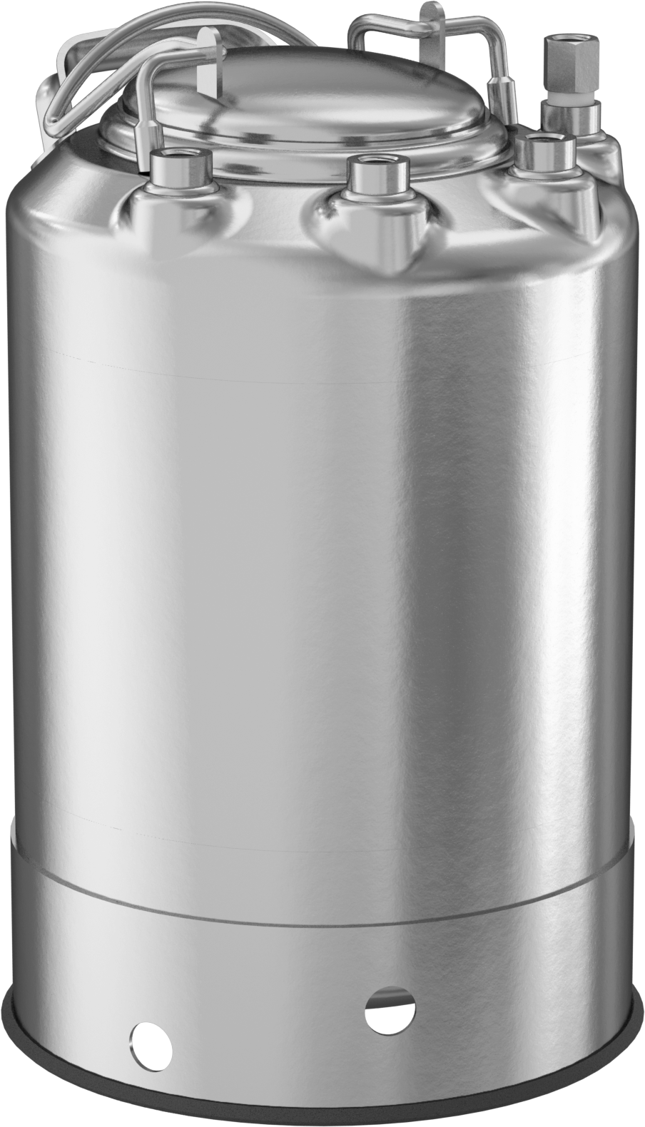 ASME Kodlu Basınçlı Sıvı Dağıtım Tankı, Taşınabilir, 3 Galon Kapasite, Maksimum 142 PSI @ 100°F