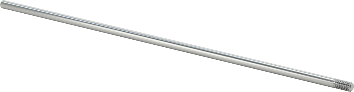 Dişli Döner Mil, 1/4" Çap, 12" Uzunluk, 1/4"-20 Diş Boyutu