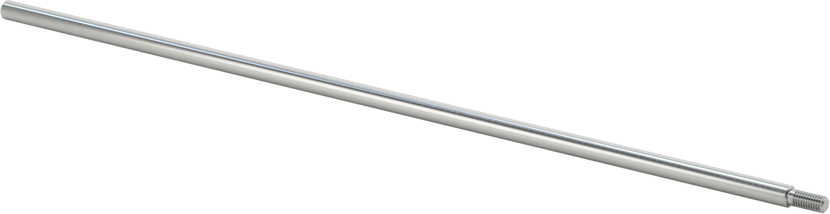 Dişli Döner Mil, 1/4" Çap, 12" Uzunluk, 10-32 Diş Boyutu