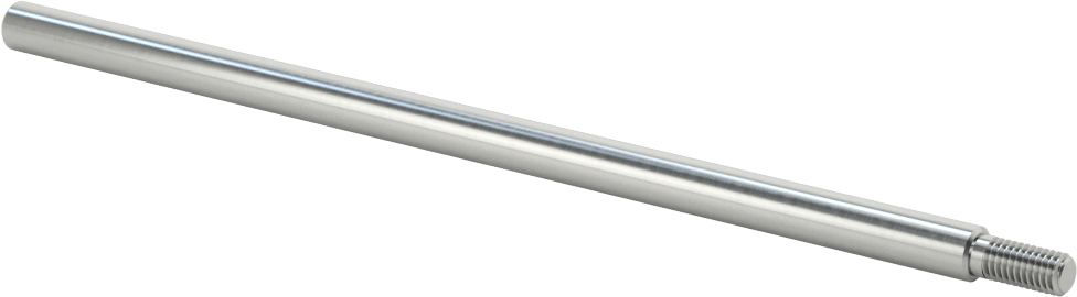 Dişli Döner Mil, 1/4" Çap, 6 inç Uzunluk, 10-32 Diş Boyutu