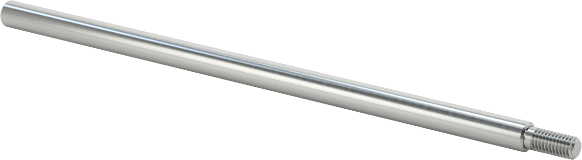 Dişli Döner Mil, 1/2" Çap, 12" Uzunluk, 3/8"-16 Diş Boyutu