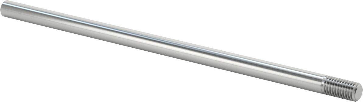 Dişli Döner Mil, 1/2" Çap, 12" Uzunluk, 1/2"-13 Diş Boyutu