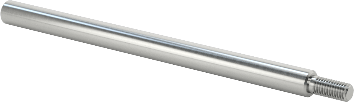 Dişli Döner Mil, 3/4 inç Çap, 12" Uzunluk, 1/2"-13 Diş Boyutu