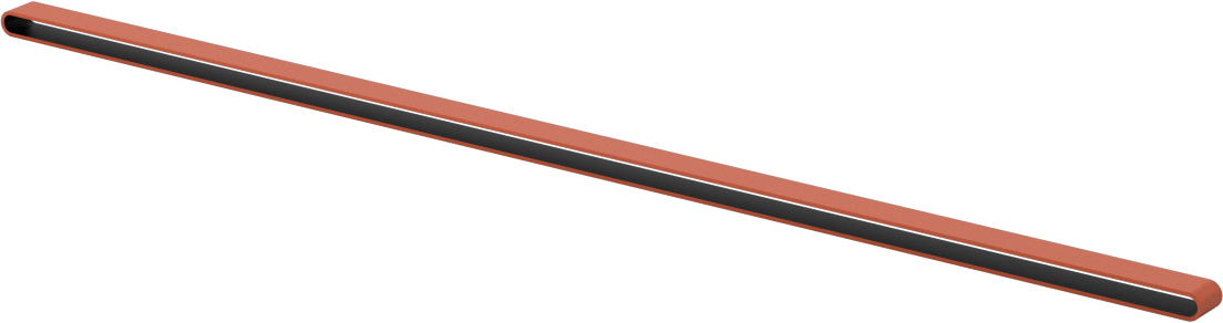 Paslanmaz Çelik ve Sert Metaller için Uzun Ömürlü Zımpara Bandı, 40 Kum, 1/4“ Genişlik x 18” Uzunluk