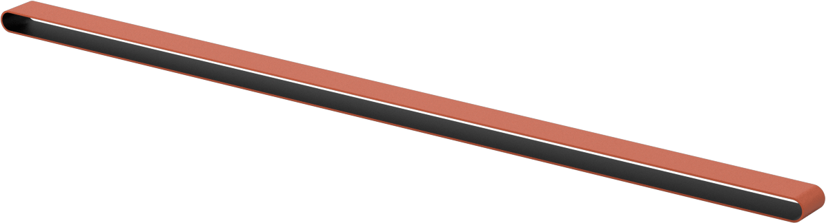 Paslanmaz Çelik ve Sert Metaller için Uzun Ömürlü Zımpara Bandı, 50 Kum, 1/2“ Genişlik x 24” Uzunluk