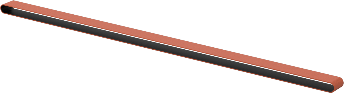 Paslanmaz Çelik ve Sert Metaller için Uzun Ömürlü Zımpara Bandı, 60 Kum, 1/2“ Genişlik x 24” Uzunluk