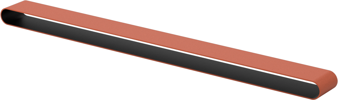Paslanmaz Çelik ve Sert Metaller için Uzun Ömürlü Zımpara Bandı, 40 Kum, 3/4“ Genişlik x 18” Uzunluk