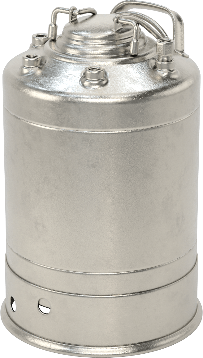 ASME Kodlu Basınçlı Sıvı Dağıtım Tankı, Taşınabilir, 3 Galon Kapasite, Maksimum 205 PSI @ 100°F