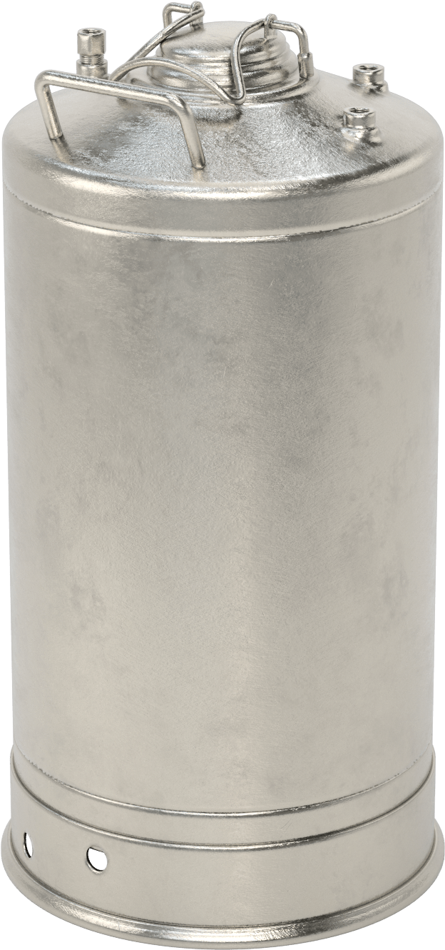 ASME Kodlu Basınçlı Sıvı Dağıtım Tankı, Taşınabilir, 10 Galon Kapasite, Maksimum 165 PSI @ 100°F