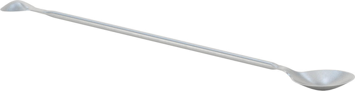 Paslanmaz Çelik Çift Uçlu Laboratuvar Kaşığı, 8 ml x 5 ml Kapasite