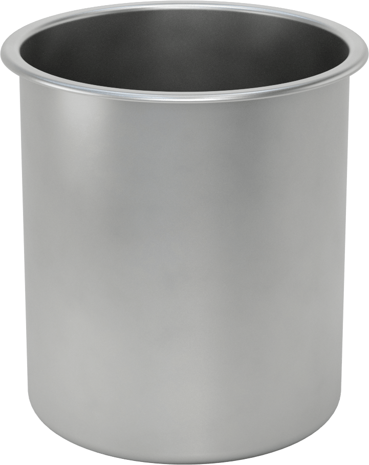 Gıda ve İçecek Yuvarlak Metal Toplu Teneke Kutular, 112 FL oz Kapasite