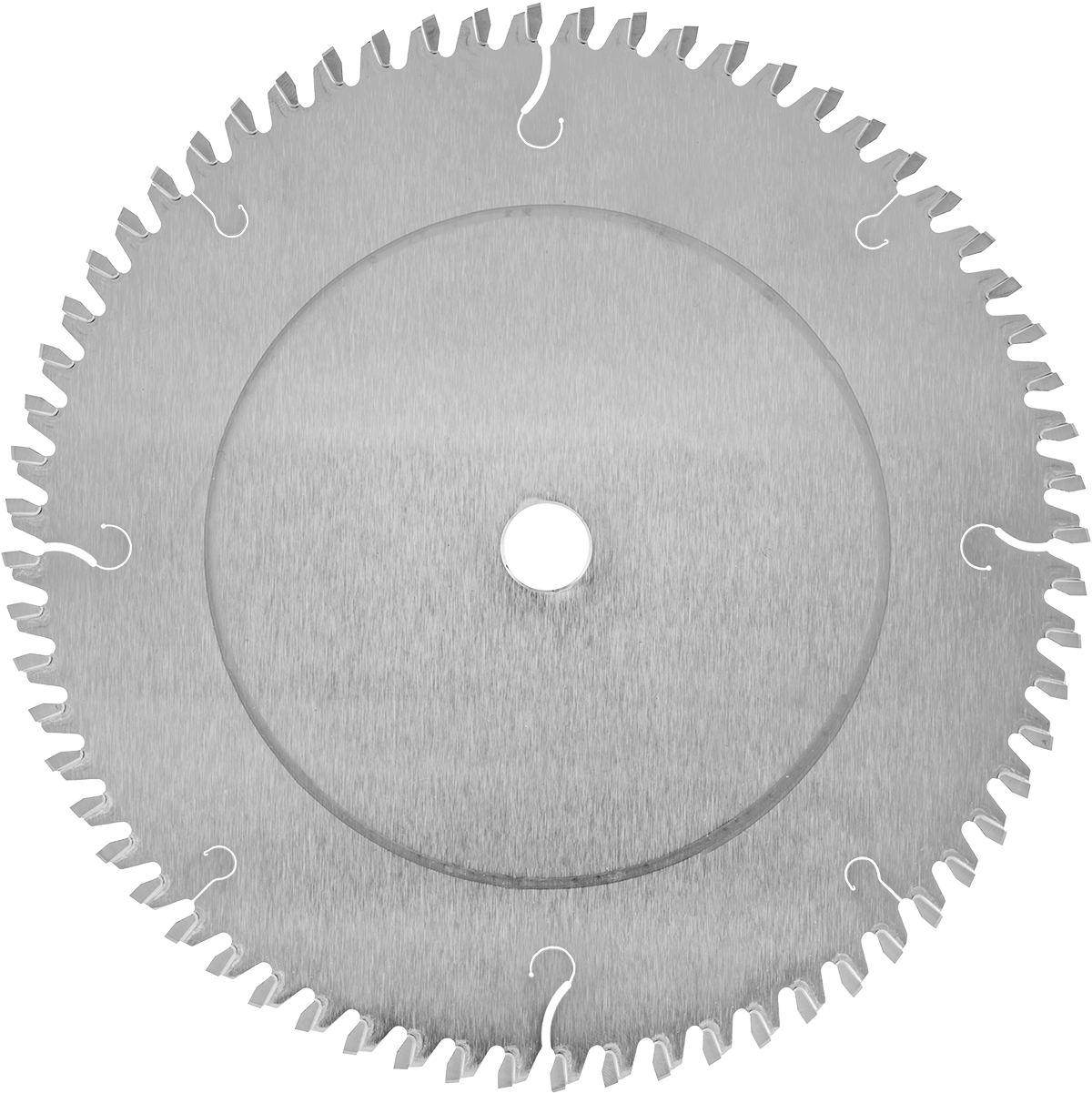 Bakır için Testere Bıçağı, Pirinç, ve Bronz, Dairesel, 8" Çap, 5/8" Mil Deliği, 60 Diş