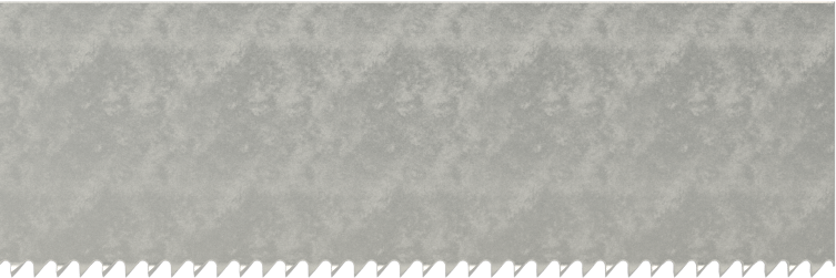 Uzun Ömürlü Şerit Testere Bıçağı, İnce Metal için, 1/2“ Genişlik x 0,02” Kalınlık, 59-1/2 inç Uzunluk