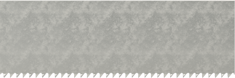 Uzun Ömürlü Şerit Testere Bıçağı, İnce Metal için, 1/2“ Genişlik x 0,025” Kalınlık, 52-1/2" Uzunluk
