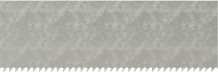 Uzun Ömürlü Şerit Testere Bıçağı, İnce Metal için, 1/2“ Genişlik x 0,025” Kalınlık, 62" Uzunluk