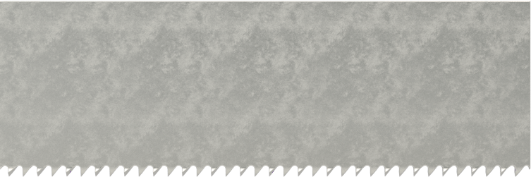 Uzun Ömürlü Şerit Testere Bıçağı, İnce Metal için, 1/2“ Genişlik x 0,025” Kalınlık, 68-1/2 inç Uzunluk