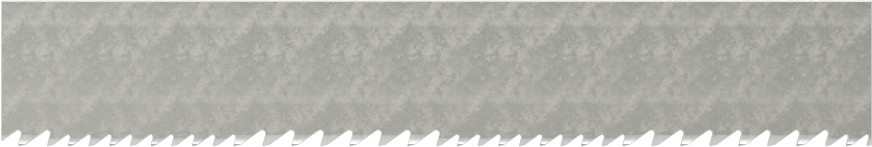 Uzun Ömürlü Şerit Testere Bıçağı, Titreşim Önleyici, 1/2“ Genişlik x 0,025” Kalınlık, 40" Uzunluk
