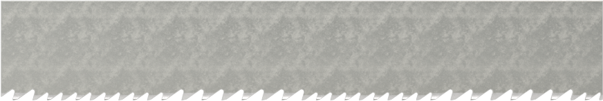 Uzun Ömürlü Şerit Testere Bıçağı, Titreşim Önleyici, 1/2“ Genişlik x 0,025” Kalınlık, 41" Uzunluk