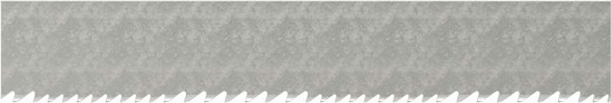 Uzun Ömürlü Şerit Testere Bıçağı, Titreşim Önleyici, 1/2“ Genişlik x 0,025” Kalınlık, 46" Uzunluk