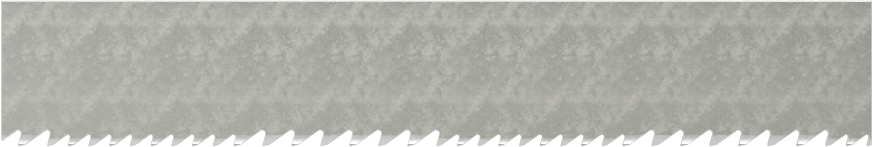 Uzun Ömürlü Şerit Testere Bıçağı, Titreşim Önleyici, 1/2“ Genişlik x 0,025” Kalınlık, 47" Uzunluk
