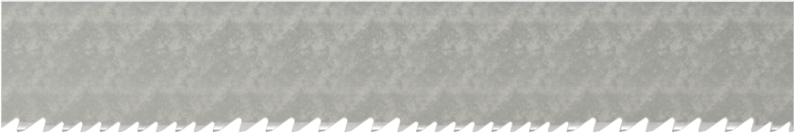 Uzun Ömürlü Şerit Testere Bıçağı, Titreşim Önleyici, 1/2“ Genişlik x 0,035” Kalınlık, 64-1/2" Uzunluk