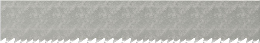 Uzun Ömürlü Şerit Testere Bıçağı, Titreşim Önleyici, 1/2“ Genişlik x 0,025” Kalınlık, 49" Uzunluk