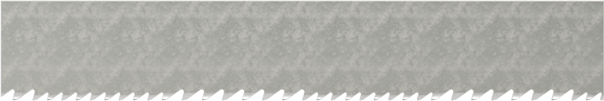Uzun Ömürlü Şerit Testere Bıçağı, Titreşim Önleyici, 1/2“ Genişlik x 0,025” Kalınlık, 50" Uzunluk