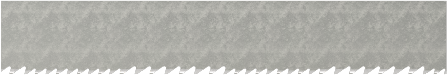 Uzun Ömürlü Şerit Testere Bıçağı, Titreşim Önleyici, 1/2“ Genişlik x 0,025” Kalınlık, 51" Uzunluk