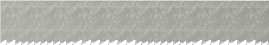 Uzun Ömürlü Şerit Testere Bıçağı, Titreşim Önleyici, 1/2“ Genişlik x 0,025” Kalınlık, 52" Uzunluk