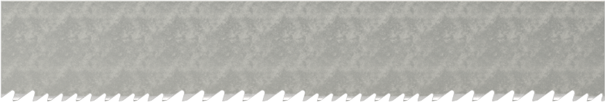 Uzun Ömürlü Şerit Testere Bıçağı, Titreşim Önleyici, 1/2“ Genişlik x 0,025” Kalınlık, 52-1/2" Uzunluk