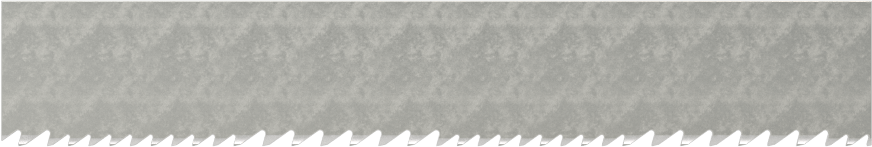 Uzun Ömürlü Şerit Testere Bıçağı, Titreşim Önleyici, 1/2“ Genişlik x 0,025” Kalınlık, 53" Uzunluk