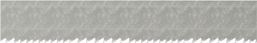 Uzun Ömürlü Şerit Testere Bıçağı, Titreşim Önleyici, 1/2“ Genişlik x 0,025” Kalınlık, 54-1/2" Uzunluk