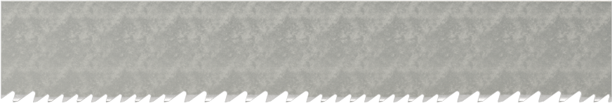 Uzun Ömürlü Şerit Testere Bıçağı, Titreşim Önleyici, 1/2“ Genişlik x 0,025” Kalınlık, 55" Uzunluk