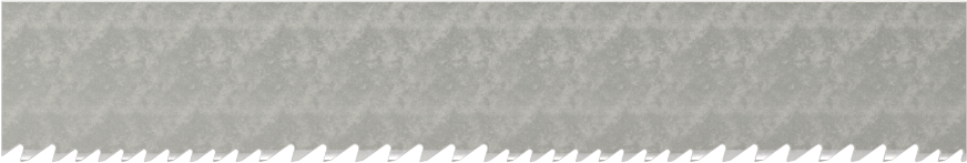 Uzun Ömürlü Şerit Testere Bıçağı, Titreşim Önleyici, 1/2“ Genişlik x 0,025” Kalınlık, 57" Uzunluk