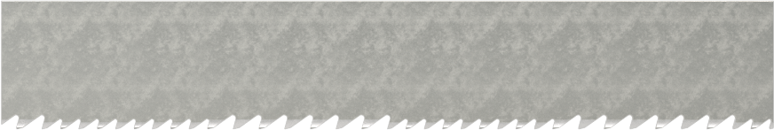 Uzun Ömürlü Şerit Testere Bıçağı, Titreşim Önleyici, 1/2“ Genişlik x 0,025” Kalınlık, 57-1/2" Uzunluk