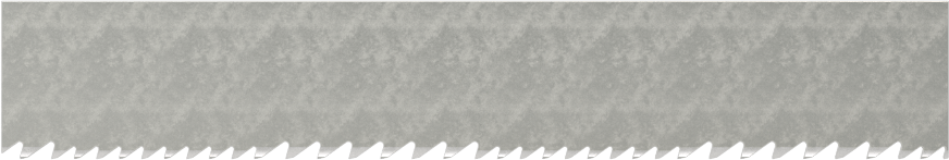 Uzun Ömürlü Şerit Testere Bıçağı, Titreşim Önleyici, 1/2“ Genişlik x 0,025” Kalınlık, 63" Uzunluk