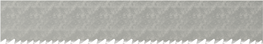 Uzun Ömürlü Şerit Testere Bıçağı, Titreşim Önleyici, 1/2“ Genişlik x 0,025” Kalınlık, 63-1/2" Uzunluk