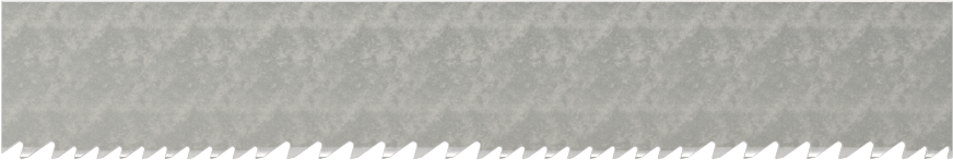 Uzun Ömürlü Şerit Testere Bıçağı, Titreşim Önleyici, 1/2“ Genişlik x 0,025” Kalınlık, 58" Uzunluk