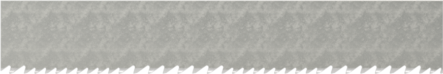 Uzun Ömürlü Şerit Testere Bıçağı, Titreşim Önleyici, 1/2“ Genişlik x 0,025” Kalınlık, 65-1/2 inç Uzunluk