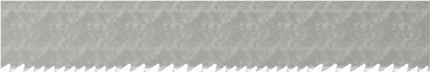Uzun Ömürlü Şerit Testere Bıçağı, Titreşim Önleyici, 1/2“ Genişlik x 0,025” Kalınlık, 59-1/4" Uzunluk