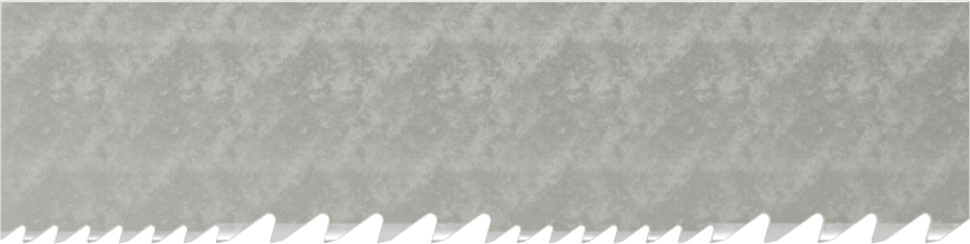 Uzun Ömürlü Şerit Testere Bıçağı, Titreşim Önleyici, 3/4" Genişlik, 59-1/4" Uzunluk